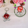 Custom fancy soft pvc charm keychain